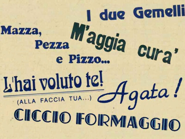 Le canzoni di Pisano e Cioffi
